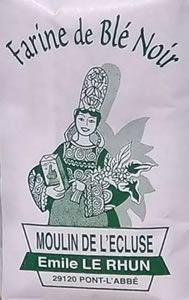 Moulin de l'écluse : farine de Blé noir "La bigoudenne"