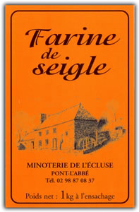 Moulin de l'écluse : farine de seigle